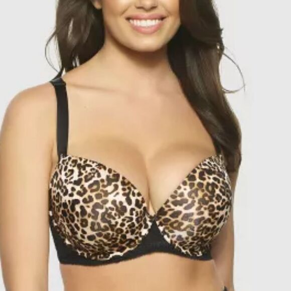 NWT ParamounrPlunge Contour Bra with Lace T-BackIn Size 32DD - Picture 2 of 7